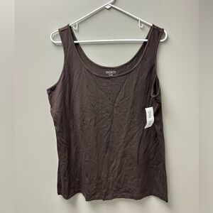 Ricki’s Women’s Brown Round Neck Tank‎ Top